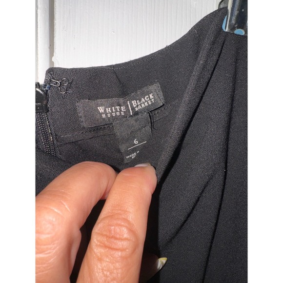 White House Black Market Embellished Skirt Rhinestone Career Party Size 6 - Picture 4 of 6